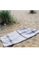 Ленена кърпа за плаж  100% омекотен естествен лен